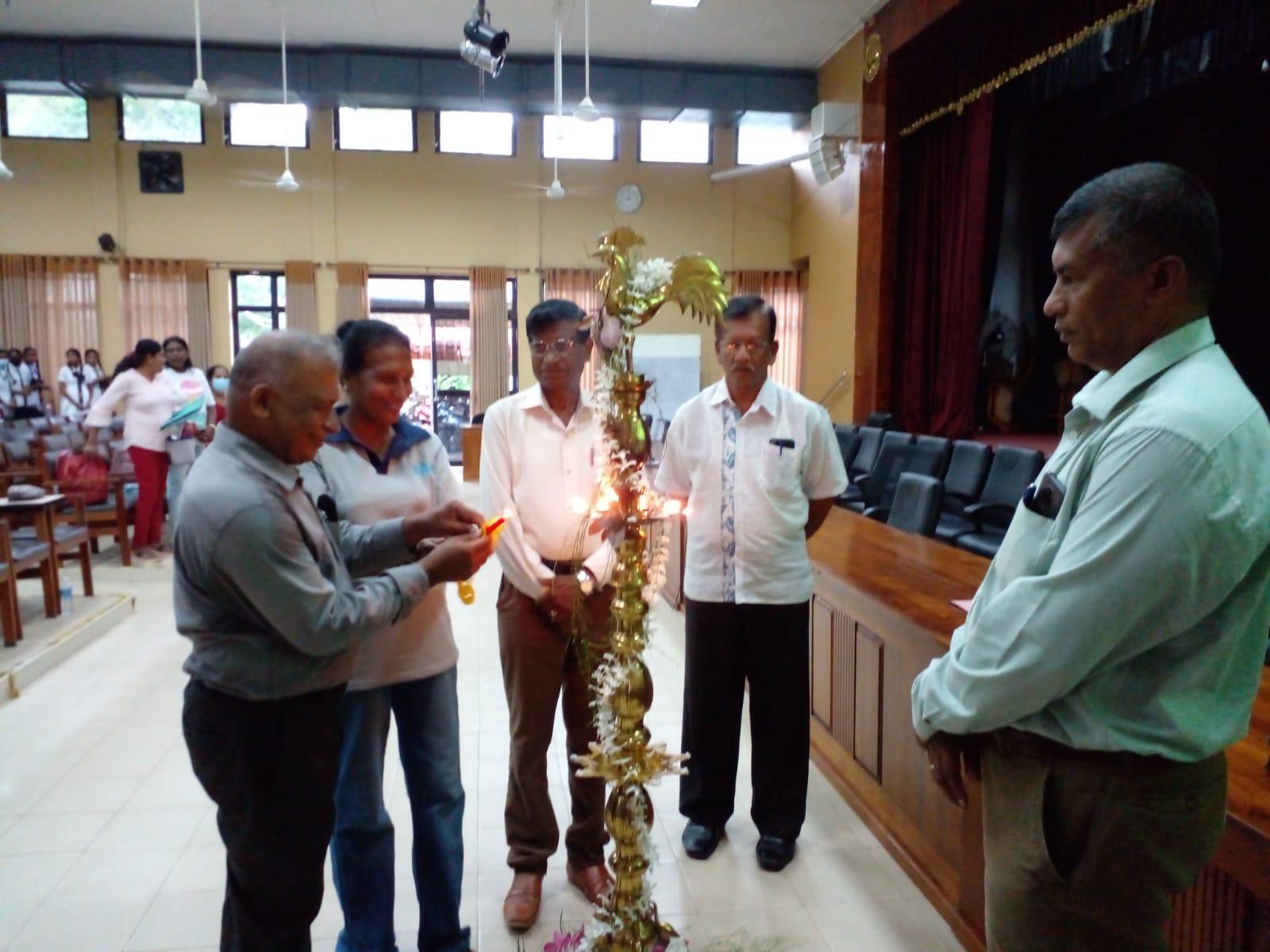 Workshop on food security management and cookery in Sri Lanka