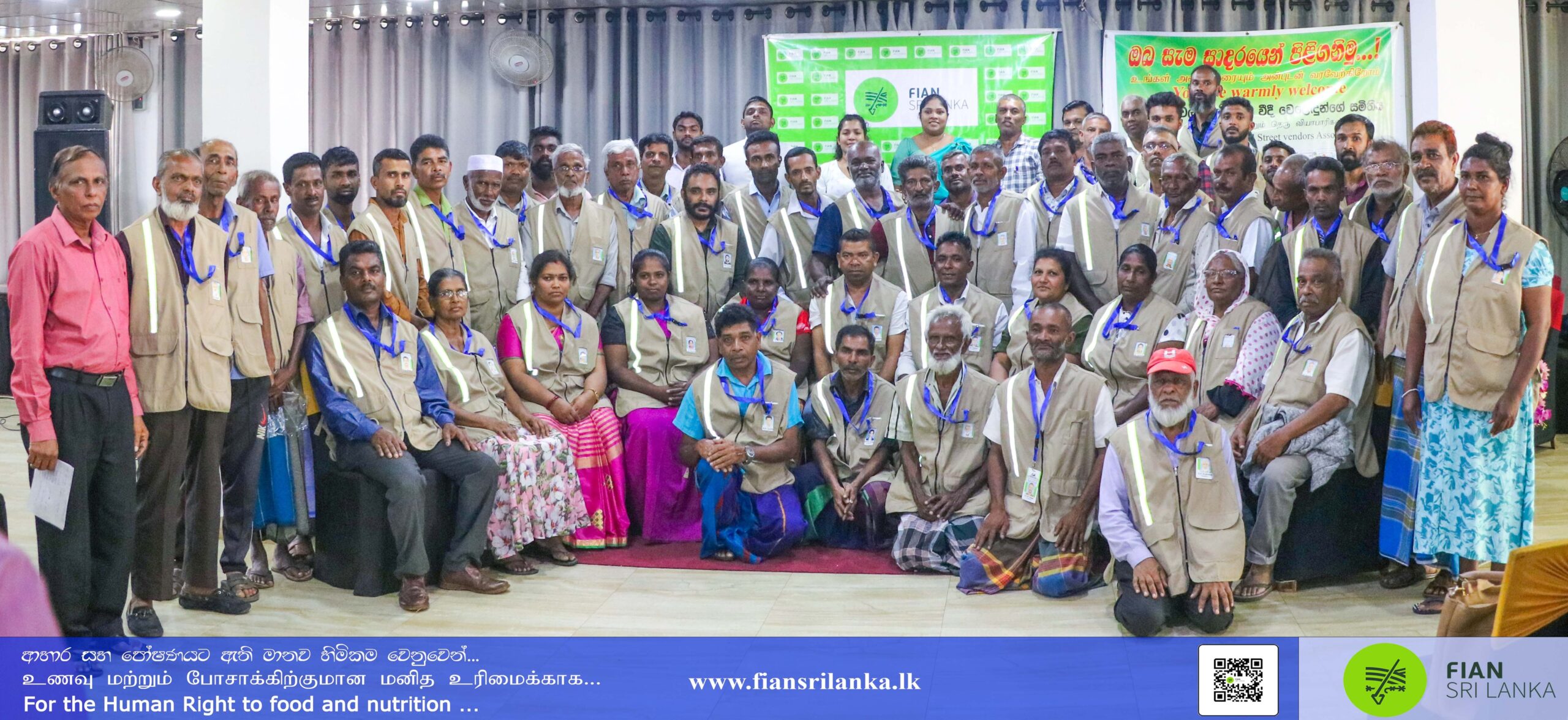 The official jacket and identity card giving ceremony to Street Vendors – Bandarawela