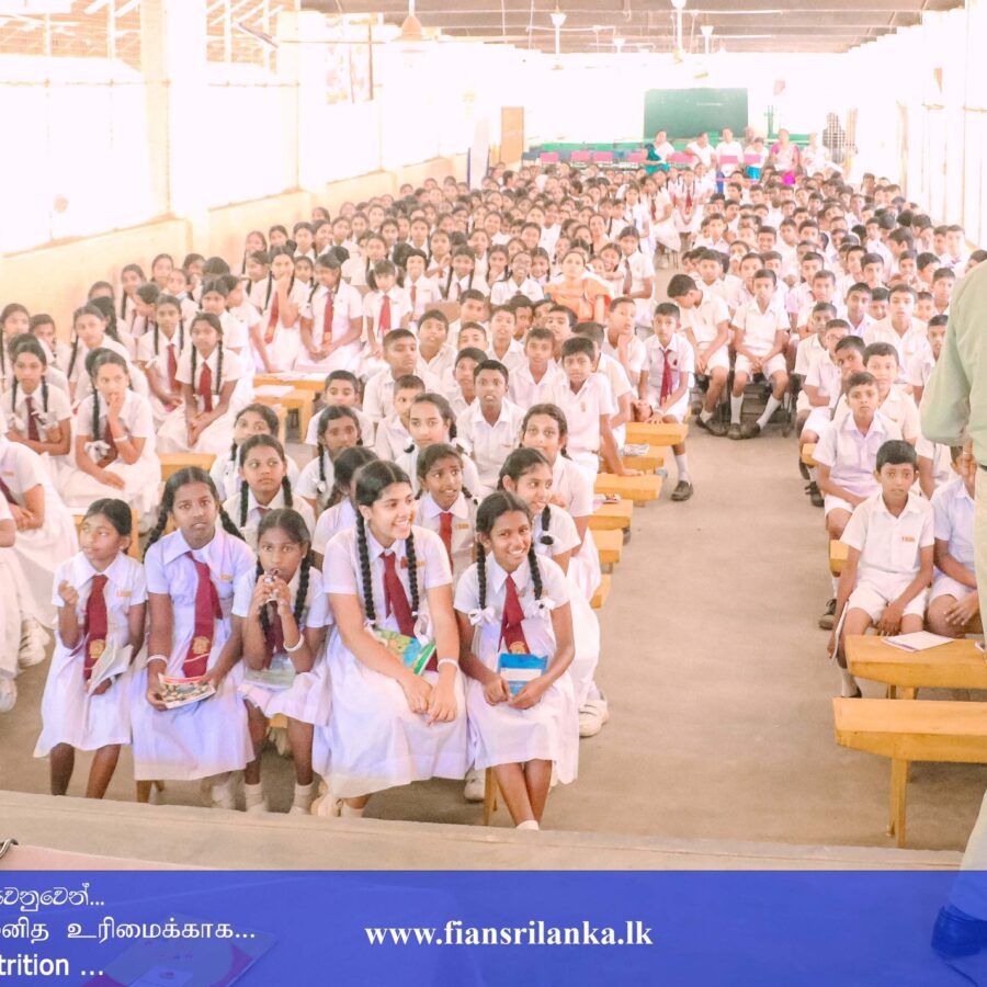 Empowering the Future: Nutrition Awareness Program for Students of Bandaranaike Secondary School