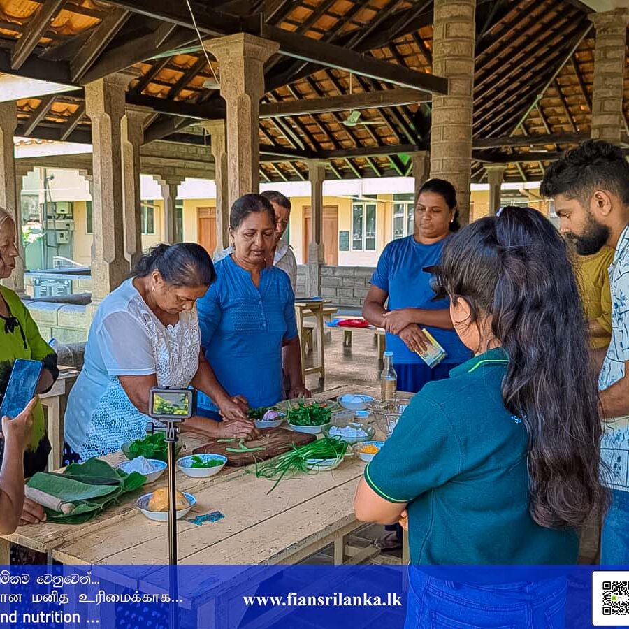 FIAN Sri Lanka organized an awareness program for consumers and housewives in conjunction with the Green Action Week program