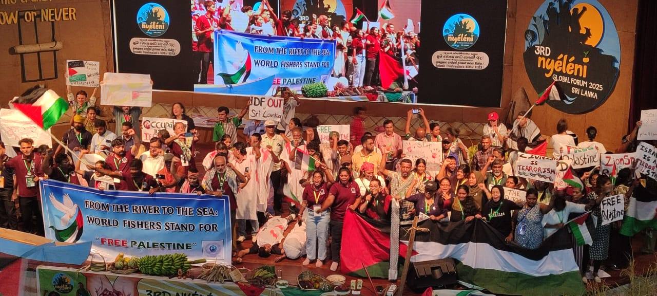 Nyeleni Global Forum Echoes: Free, Free Palestine!